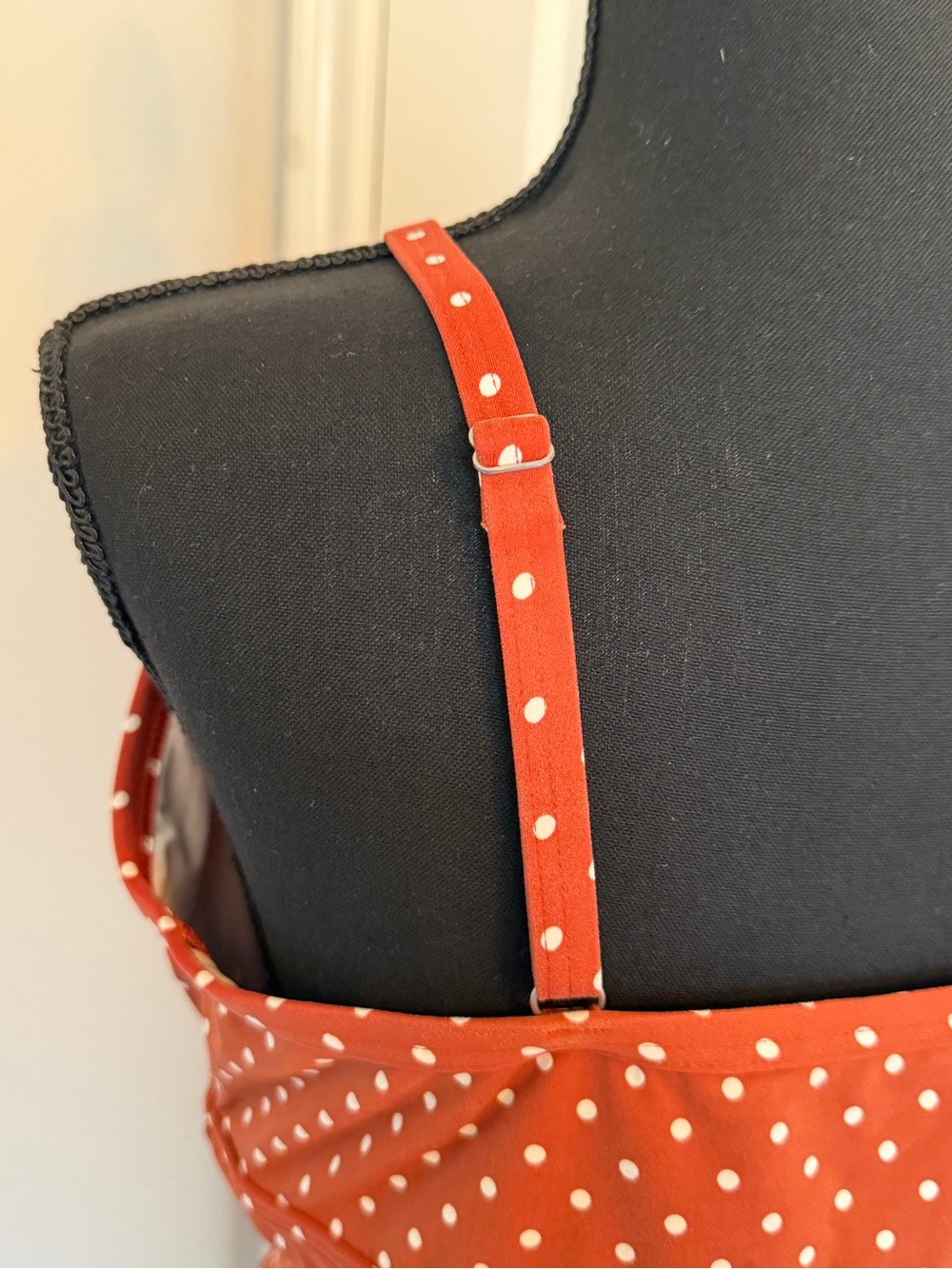 Lands' End SWIM Polka Dot Swim top+skirt - Picture 5 of 11